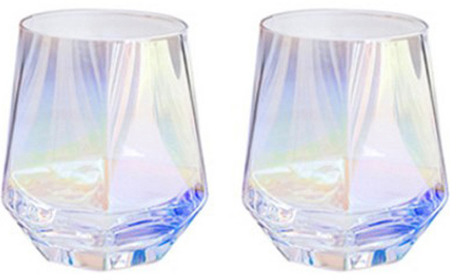 로체스터 오로라 샤이닝 언더락 글라스 310ml, 2개