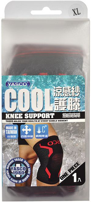 YASCO 昭惠 涼感紗護膝 76860, 1個