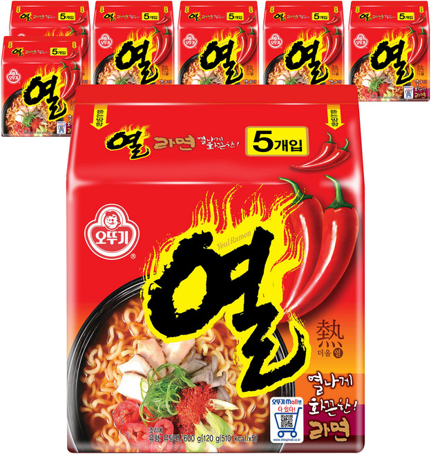 오뚜기 열라면 120g, 35개