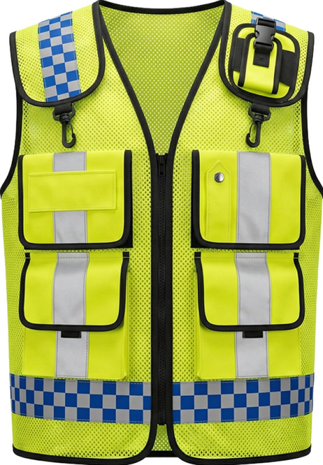 TIS 경찰형 무전조끼 형광, 1개