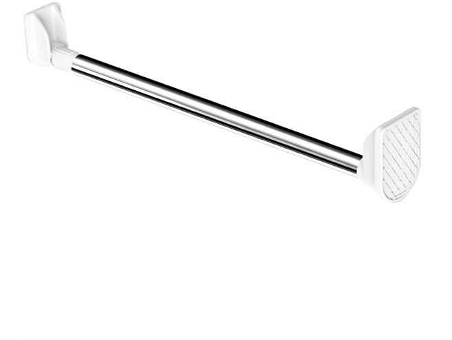 SOLAR LIFE 索樂生活 伸縮曬衣桿 管徑32mm, 銀色