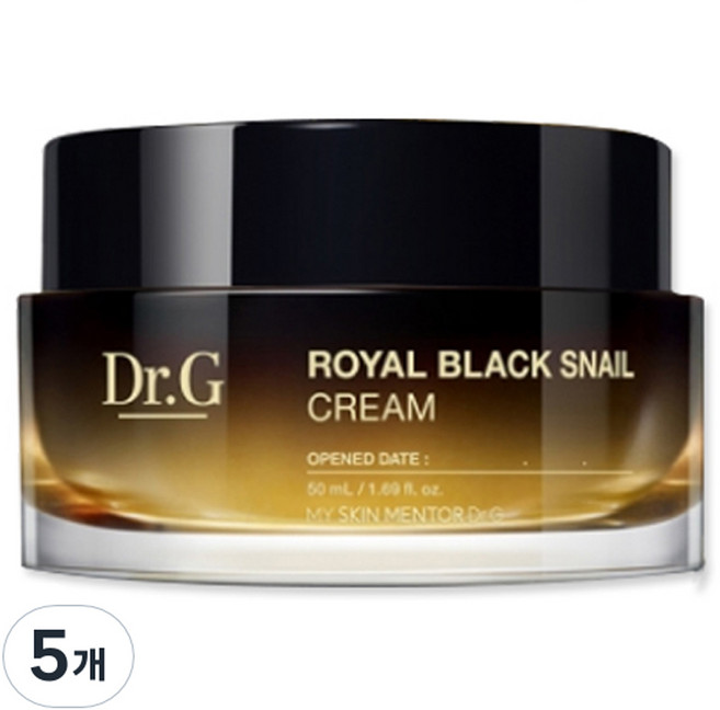 닥터지 로얄 블랙 스네일 크림, 50ml, 5개