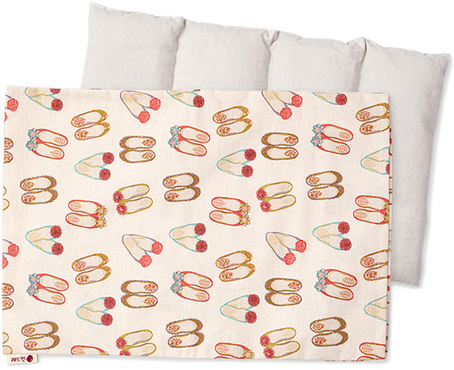 레드빈 복부형 팥찜질팩 + 플랫슈즈 커버 세트, 1세트