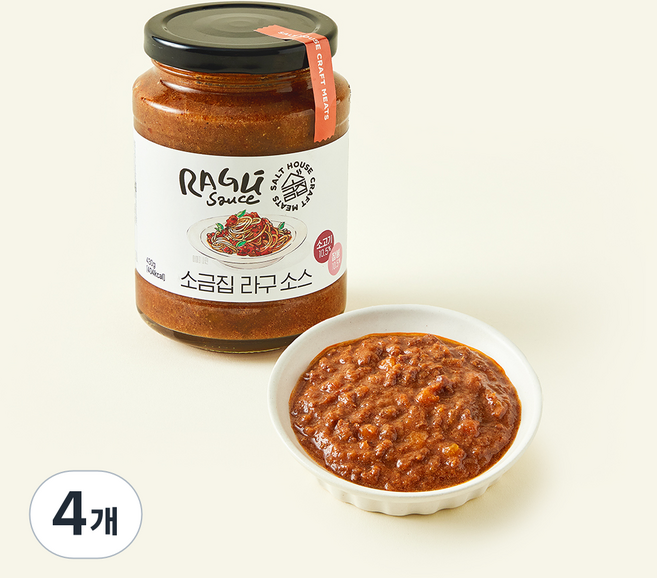 소금집 라구소스, 430g, 4개