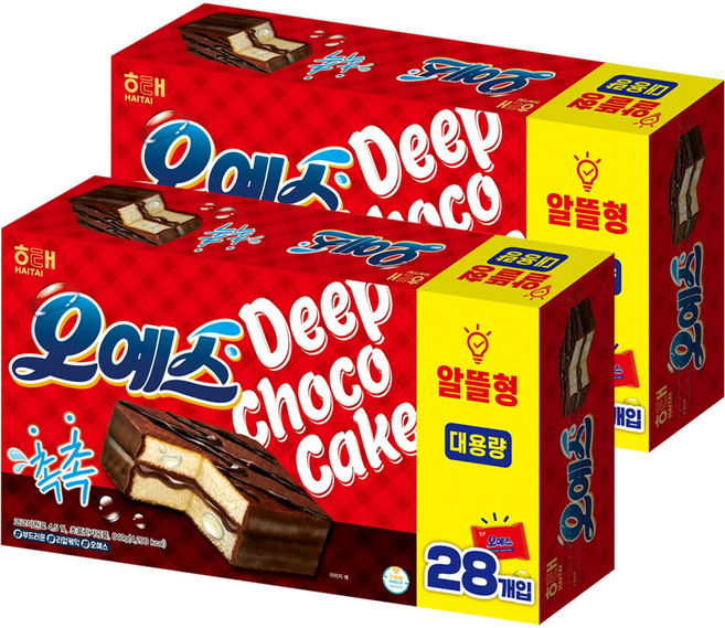 해태제과 오예스 28p, 840g, 2개