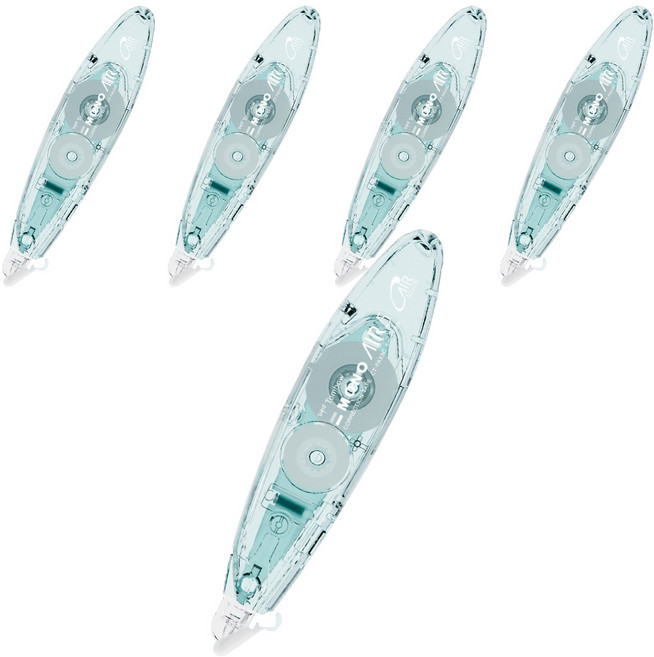 Tombow 蜻蜓牌 MONO Air 筆型修正帶, 5個, 薄荷綠