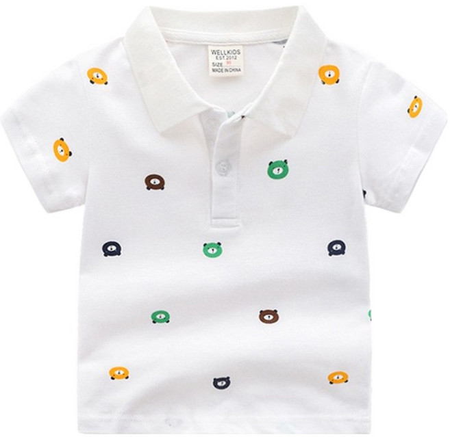 WELLKIDS 一諾潮童 MK 兒童款 Point Bear 短袖小熊 POLO衫