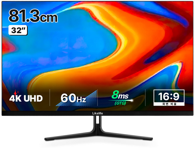 라익미 4K UHD 60Hz 광시야각 모니터, 81.3cm, 울트라 UL325UHD 4K IPS(일반)
