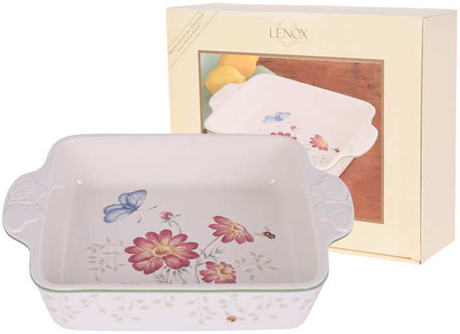 레녹스 버터플라이메도우 스퀘어 베이커, 화이트, 1개