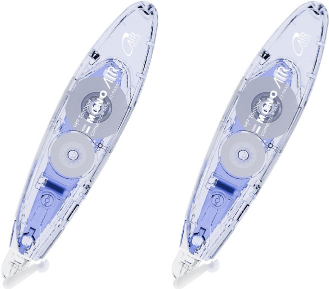 톰보우 모노 에어 펜 타입 수정 테이프, 하이드레인저, 2개