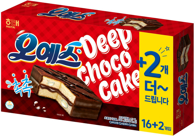 해태제과 오예스 16 + 2, 540g, 1개