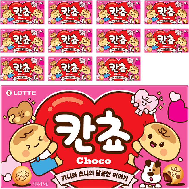 롯데웰푸드 칸쵸 초코, 54g, 12개