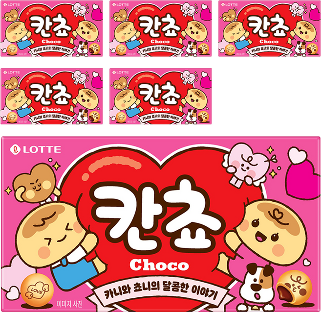 롯데웰푸드 칸쵸 초코, 54g, 6개