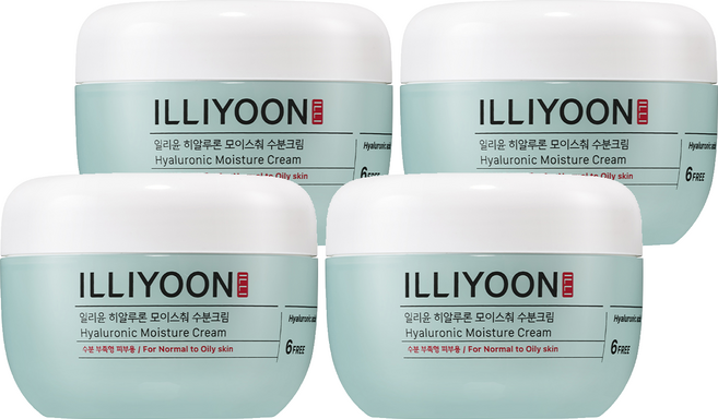 일리윤 히알루론 모이스춰 수분크림, 100ml, 4개