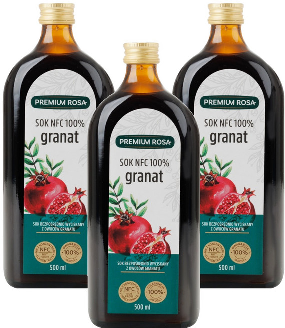 프리미엄로사 석류 원액, 500ml, 3개
