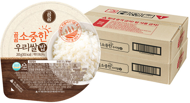 곰곰 소중한 우리쌀 밥, 200g, 24개