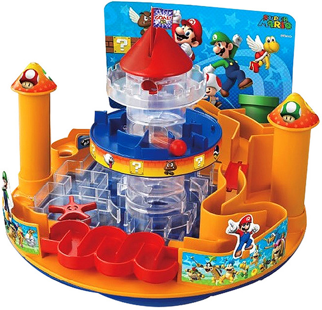 토이트론 슈퍼마리오 미로의 성 보드게임, 혼합색상, 1개