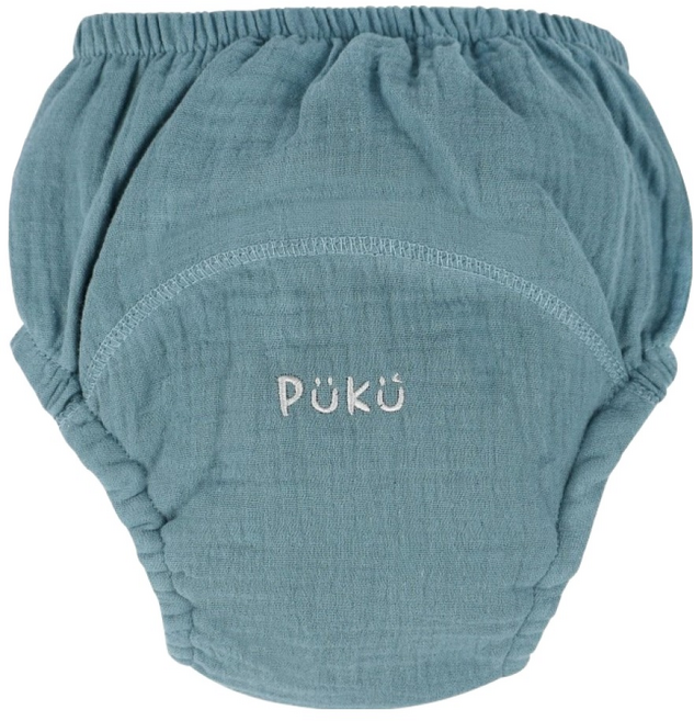 PUKU 藍色企鵝 雲感波浪學習褲, 藍色, 1件