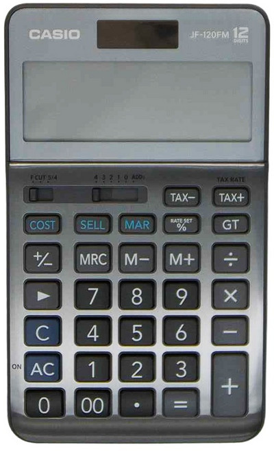 CASIO 卡西歐 計算機, 灰色, 1個