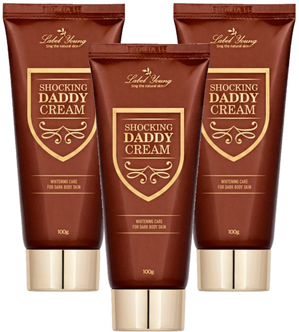 라벨영 쇼킹 대디 크림, 100g, 3개
