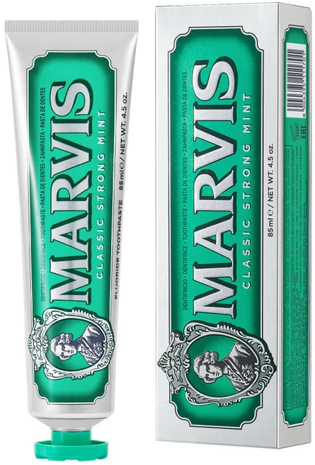 마비스 클래식 스트롱 민트 치약, 85ml, 1개 - 쿠팡