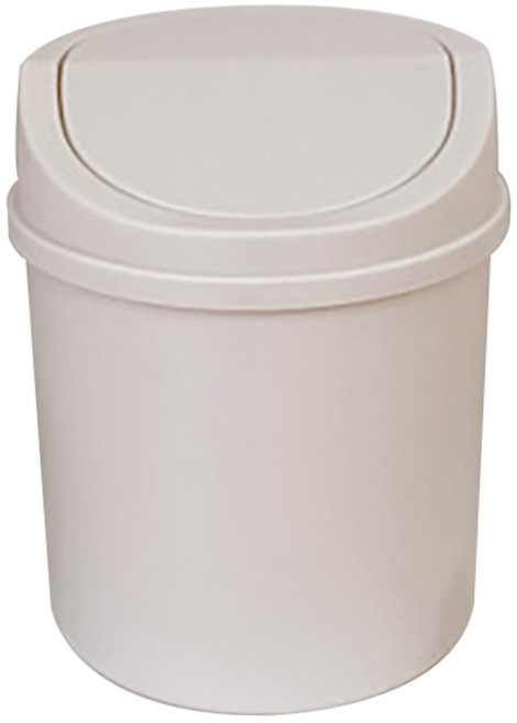 마켓에이 파스텔 탁상용 쓰레기통, 베이지, 1개