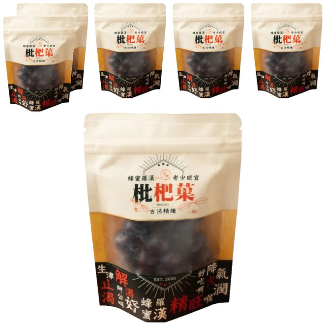 首朝 枇杷菓, 65g, 6包