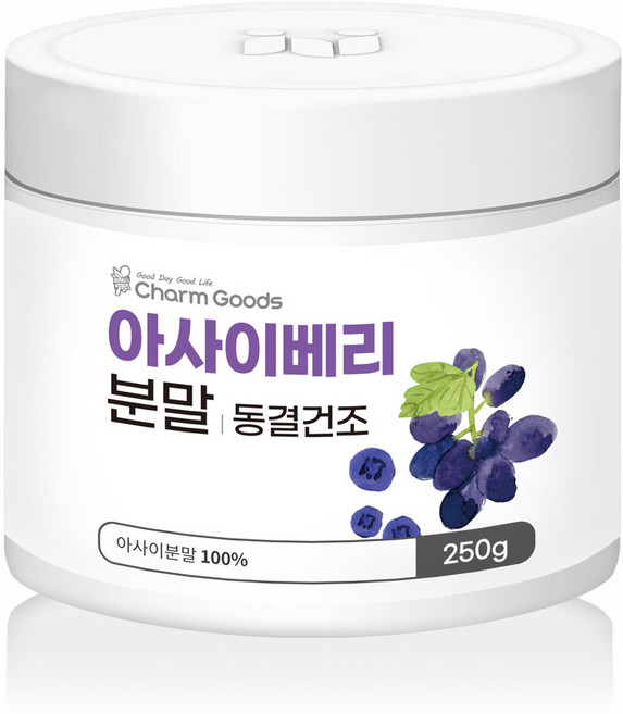 참좋은데이 동결건조 아사이베리 분말, 1개, 250g