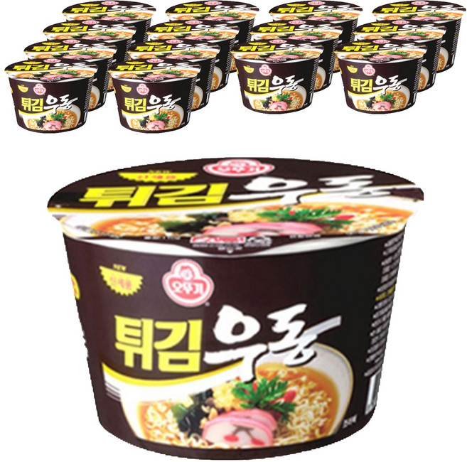 OTOKI 不倒翁 碗裝天婦羅海鮮風味烏龍麵, 15入