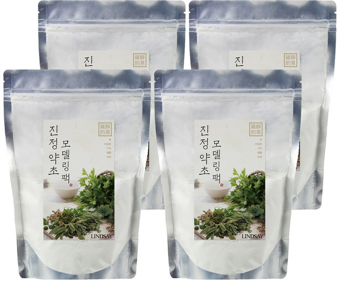 린제이 진정약초 모델링팩 330g, 1개입, 4개