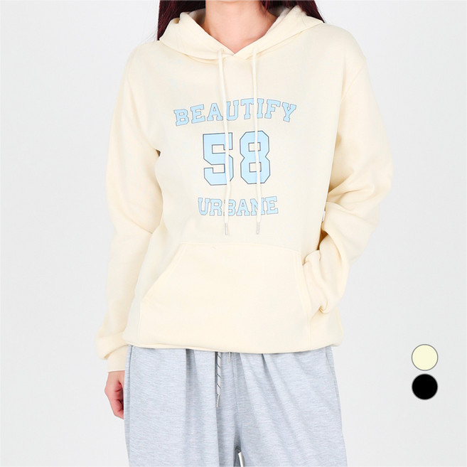 Dotif 女款都市數字連帽T恤 T25SS1-A1475