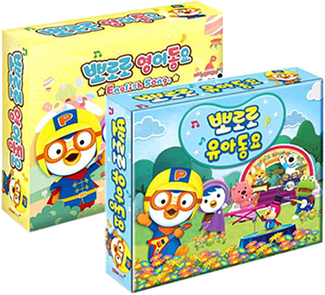 뽀로로 유아동요 + 영어동요 세트, 6CD