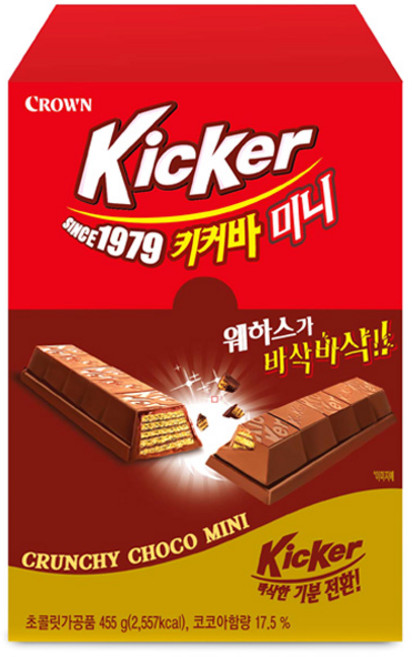 크라운 키커바 미니 케이스, 455g, 1개