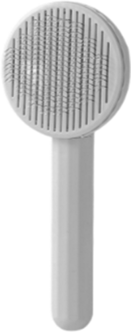 하이제이비 안아픈 반려동물 원터치 브러쉬 7.5 X 20cm, 그레이, 1개