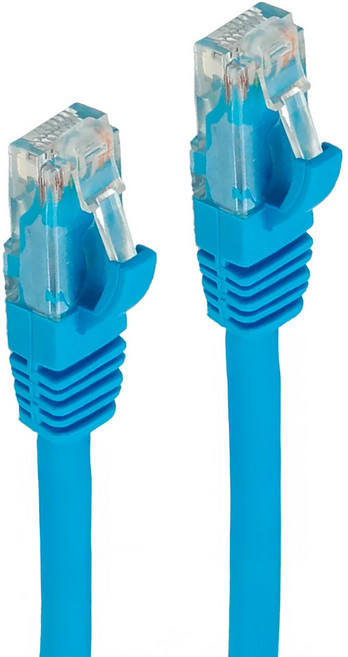 Bravo-U Cat6超高速傳輸網路線, 藍色, 10m, 1條