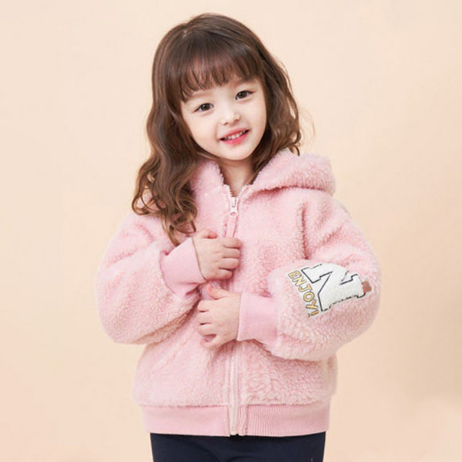 젤리스푼 아동용 곰돌이곰순이 뽀글이 점퍼