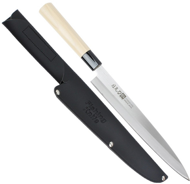 일천도 사시미 칼+ 칼집, 혼합색상, 1개