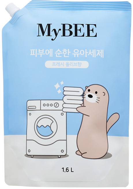 마이비 피부에순한 유아세제 리필, 1.6L, 1개