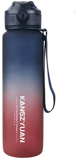 KANGZYUAN 康知緣 幻影炫彩運動水壺, 漸變藍, 1L, 1瓶