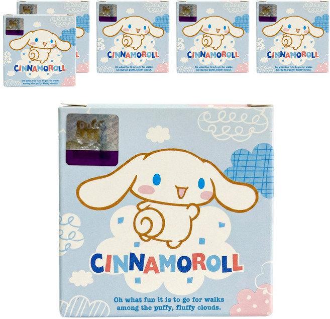 NIIMBOT 大耳狗防水貼紙/熱感應紙 適用D11S/D110/H1S 雲朵飄飄 155片, 6個