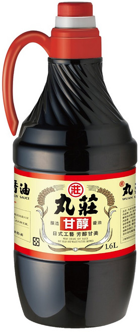 丸莊醬油 甘醇釀造醬油, 1.6L, 1瓶