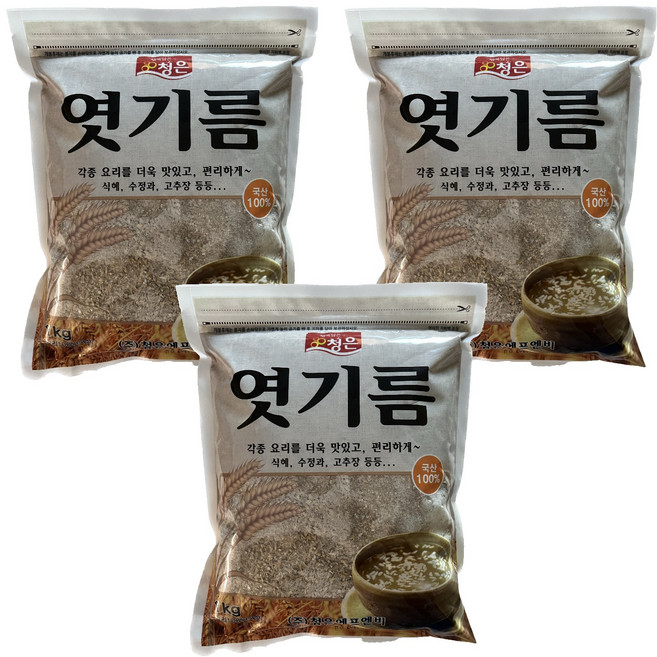 청은에프엔비 국산 엿기름가루, 1kg, 3개