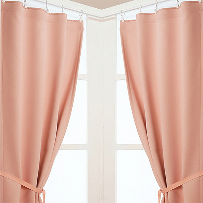 디자인갤러리 찍찍이로 붙이는 솔리드 암막커튼