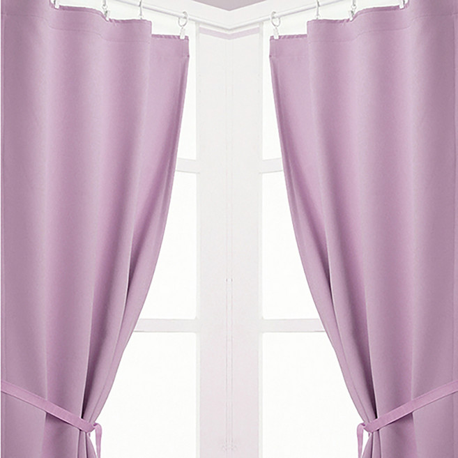 디자인갤러리 찍찍이로 붙이는 솔리드 암막커튼