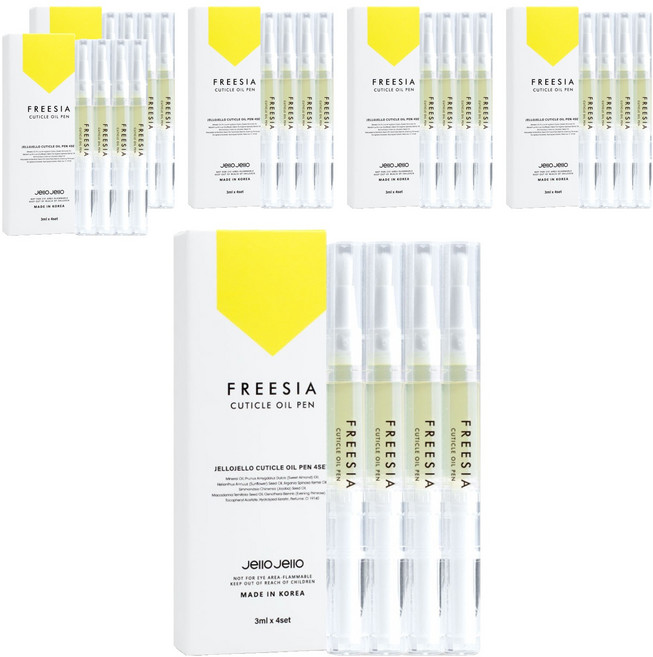 젤로젤로 큐티클 오일펜 프리지아, 3ml, 24개