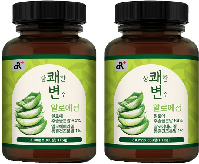 두리농산 상쾌한 변수 알로에정, 2개, 111.6g