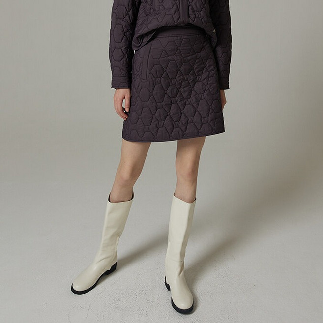 NICE CLAUP 女款刺繡鋪棉迷你裙 N234MWS956