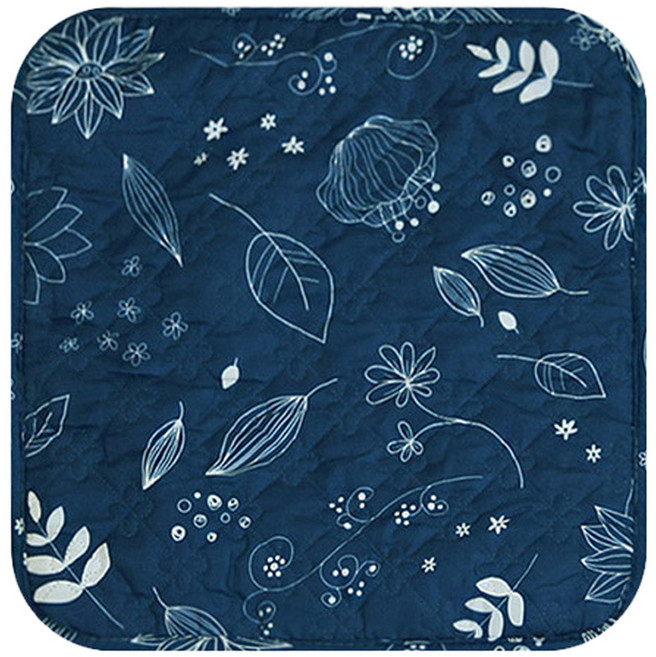 한일전기 극세사 전기방석 JH1018A, 네이비, 1인용(44 x 44cm)