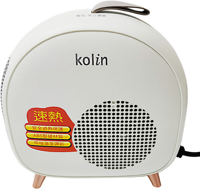 Kolin 歌林 即熱式電暖器, KFH-XK6106, 白色