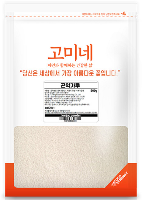 고미네 곤약 가루, 500g, 1팩
